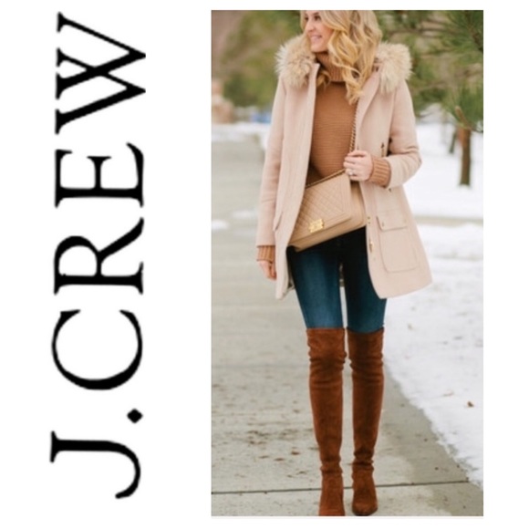 J Crew Boots Over the Knee Walnut Size 6 1/2 NEW In Box - Picture 3 of 16